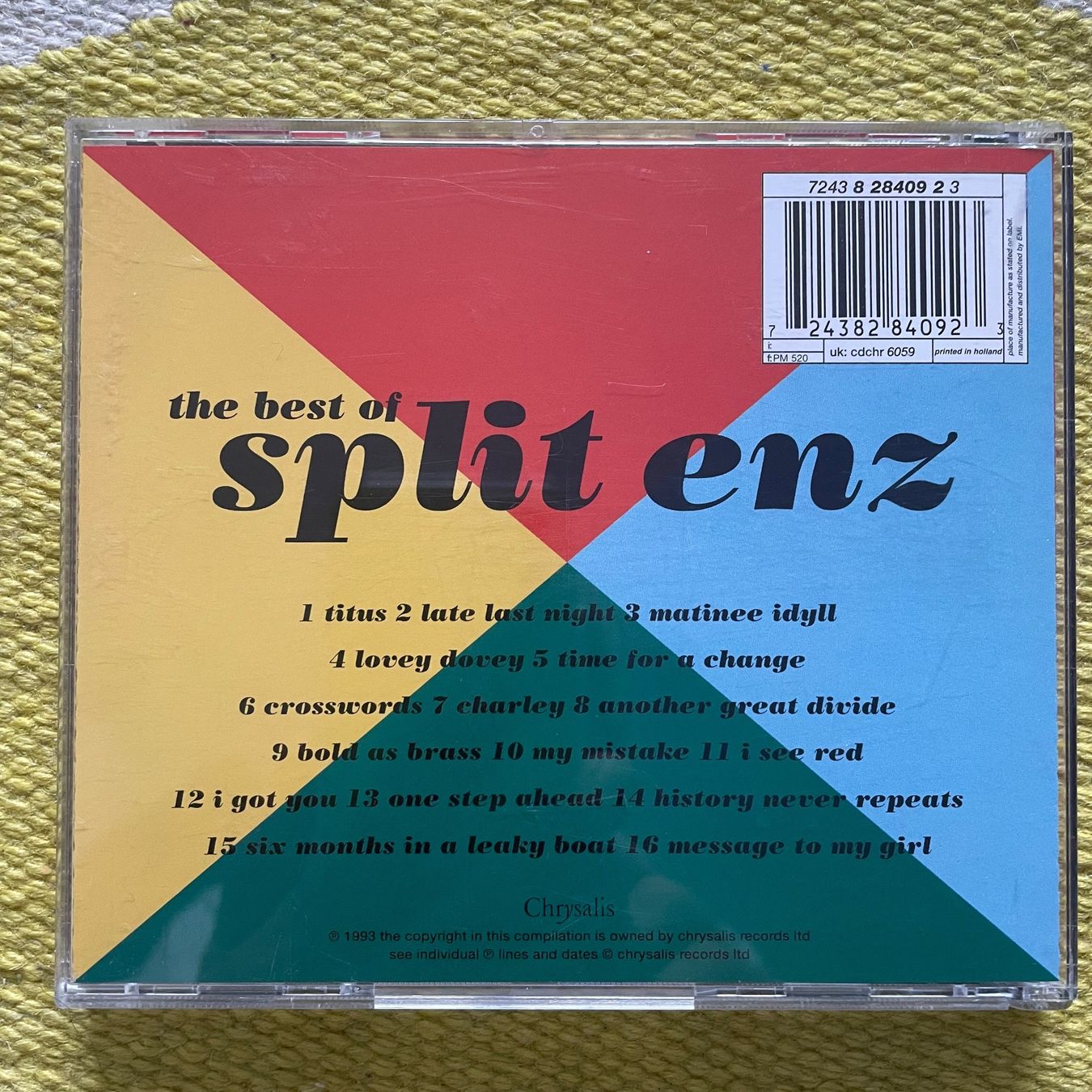 CD: SPLIT ENZ-THE BEST OF – Usato da Rorschacherberg venduto da CD-Roli 1
