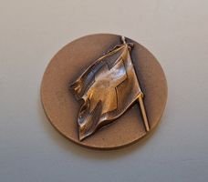 Medaille 1934 1984 Entlassungs Inspektion Militär Huguenin