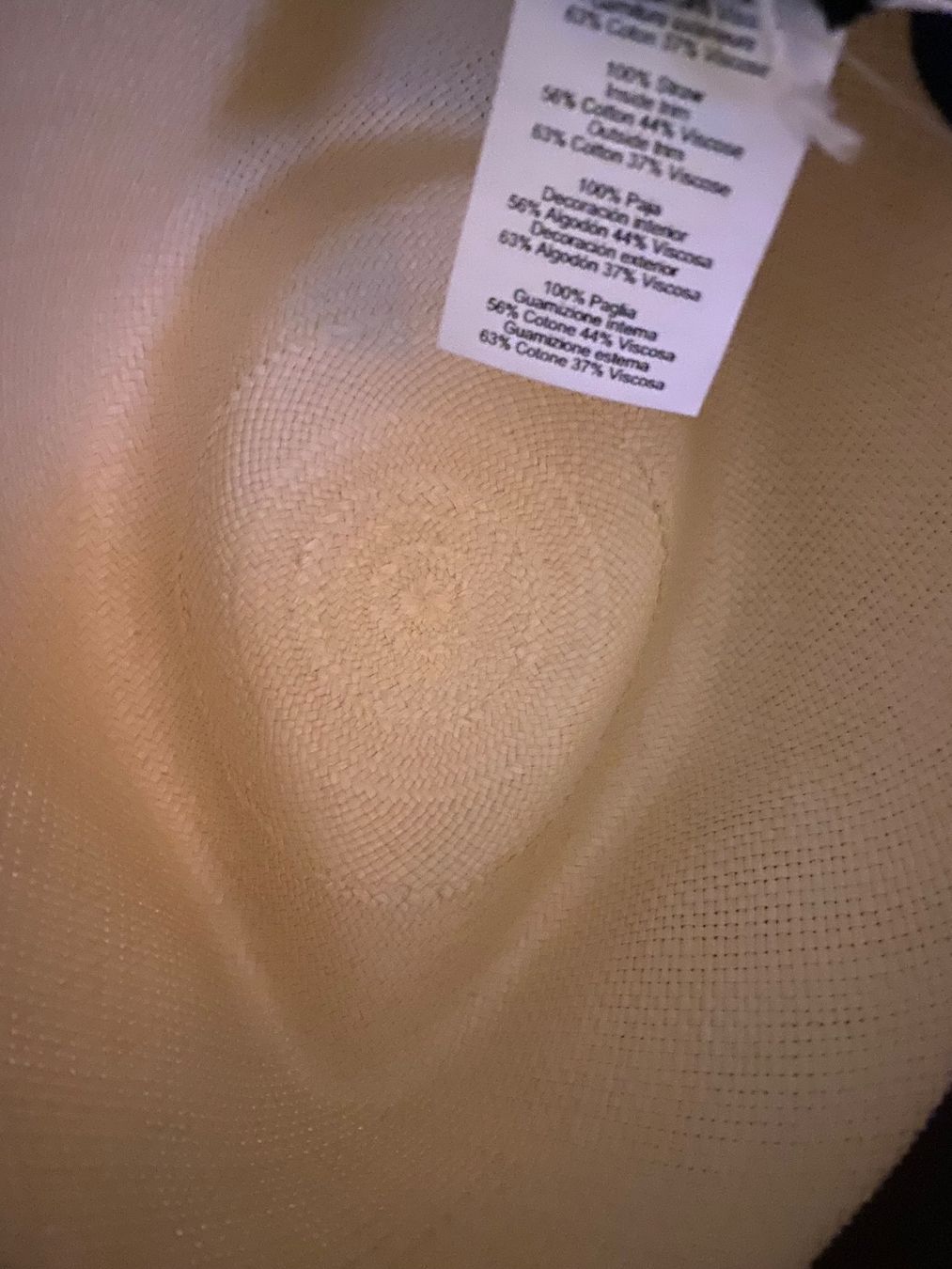 Hermès Copricapi, berretti & cappellini: Hermes Panamahut Original Gr.59 – Nuovo e nell'imballaggio originale da Zürich venduto da NNK28 7