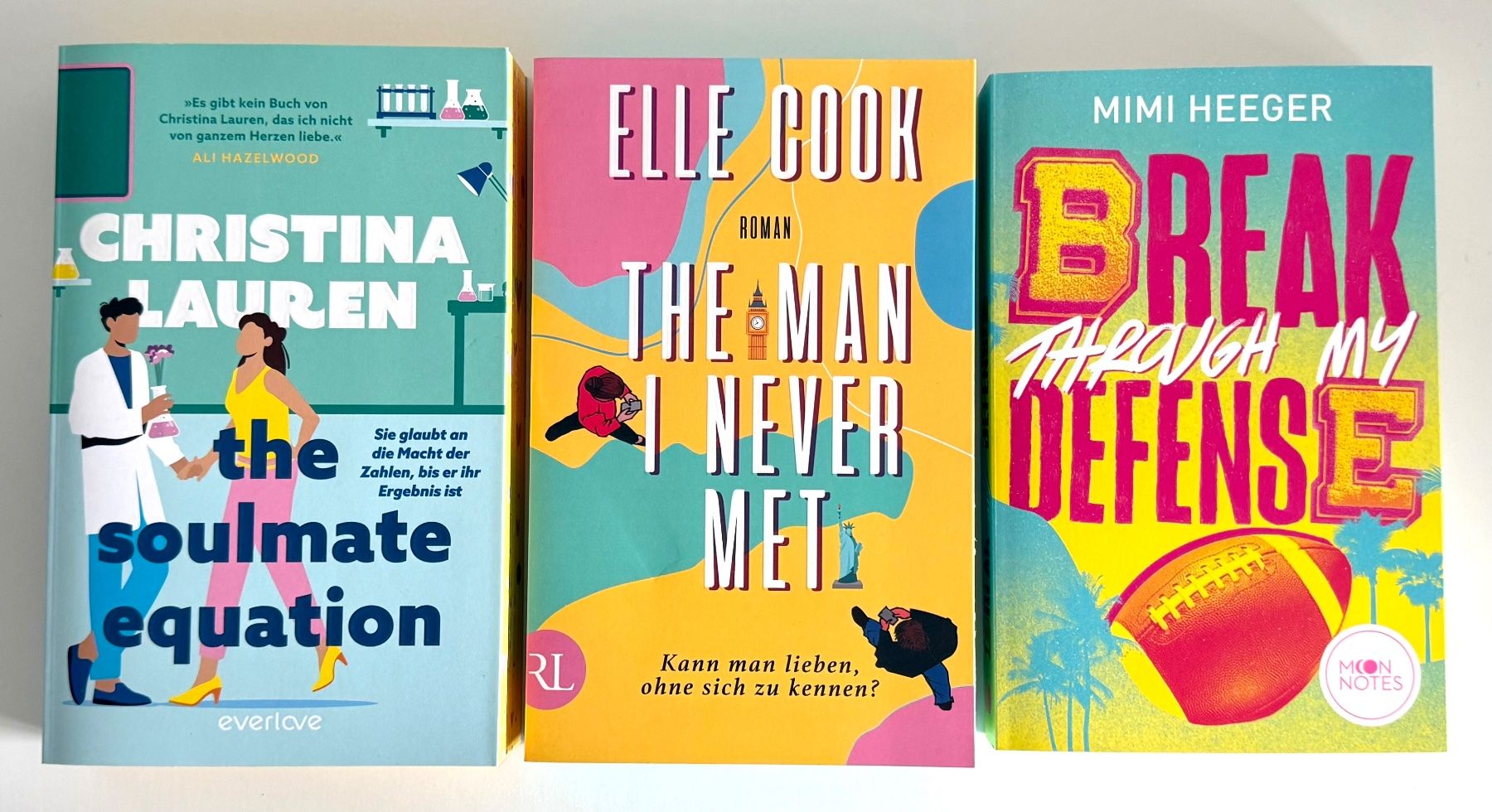 Libri: 3 Romane / Bücherset RomCom / diverse Autoren – Usato da Eichberg venduto da Lolapop18 2
