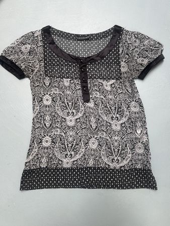 Feine Bluse mit Muster - Top Zustand!