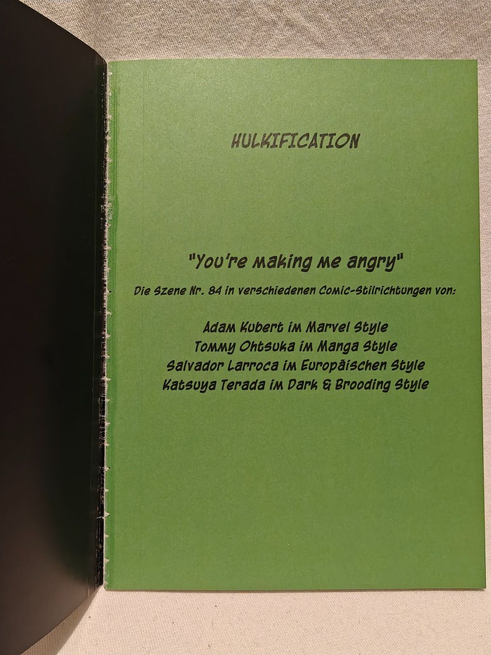 Comics: HULK-Hulkification Comic/Artbook 2003 – Neu (gemäss Beschreibung) aus Gutenswil von Vulcano21 1
