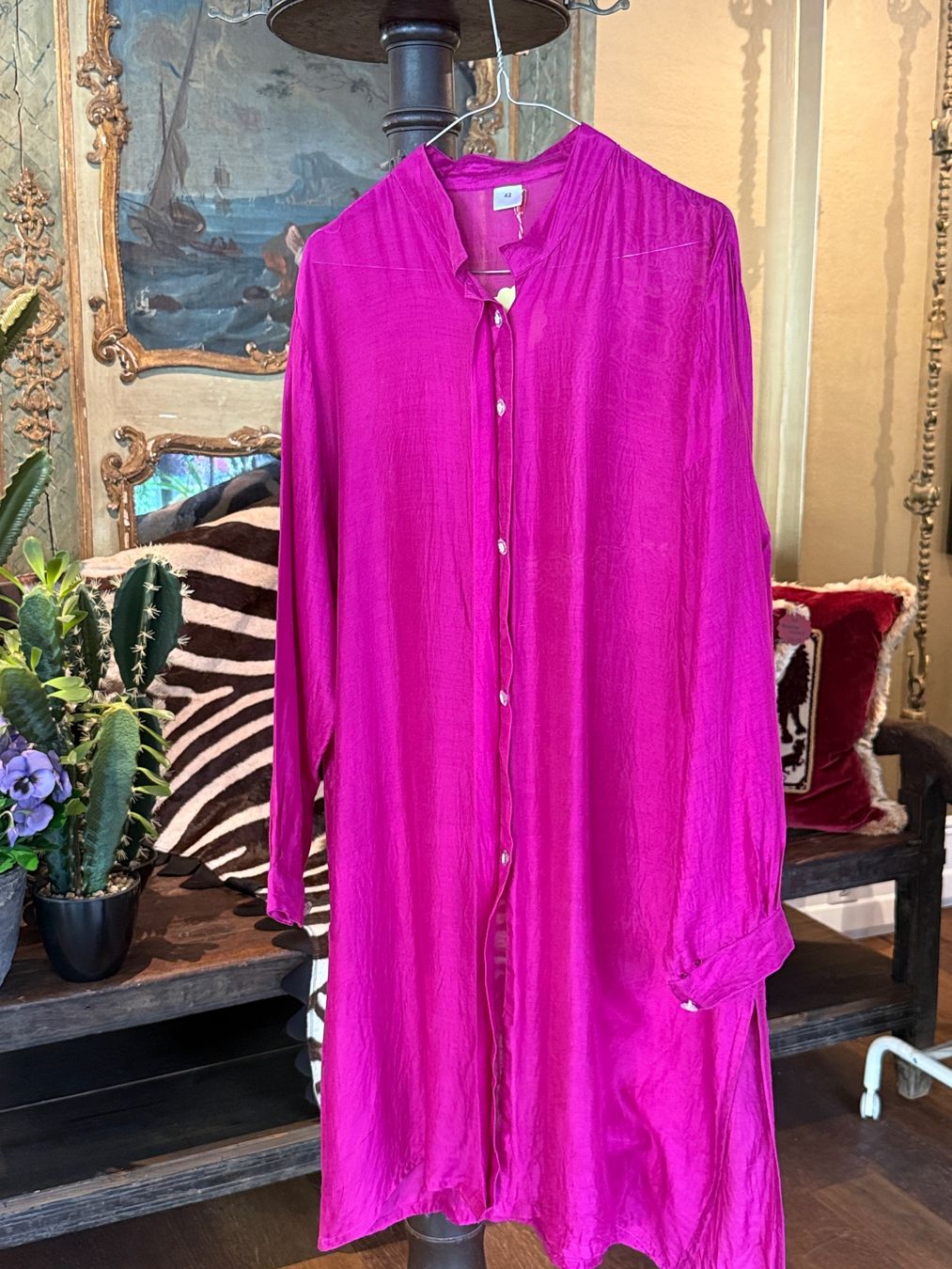 Blusen: Pink 100% Silk shirt – Gebraucht aus Montreux von Yss_Boutiqu3