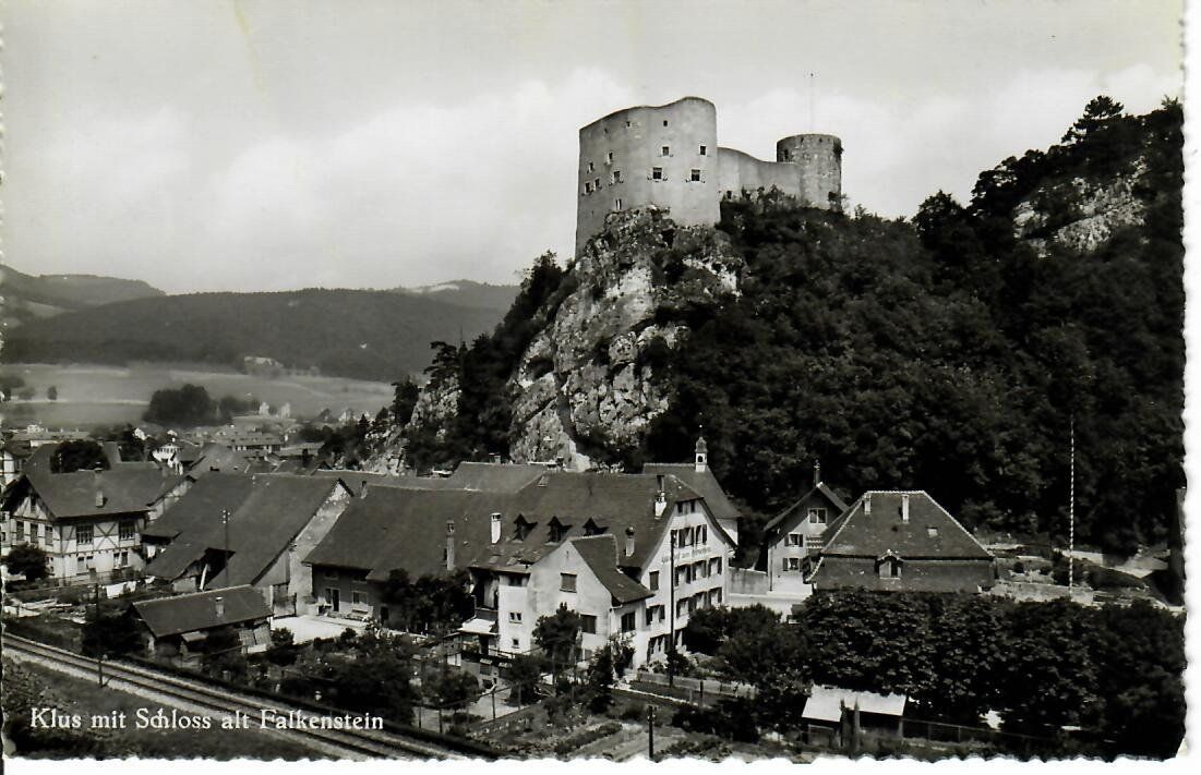Cartoline postali: Klus mit Schloss alt Falkenstein – Usato da Hochdorf venduto da Ziegel-16