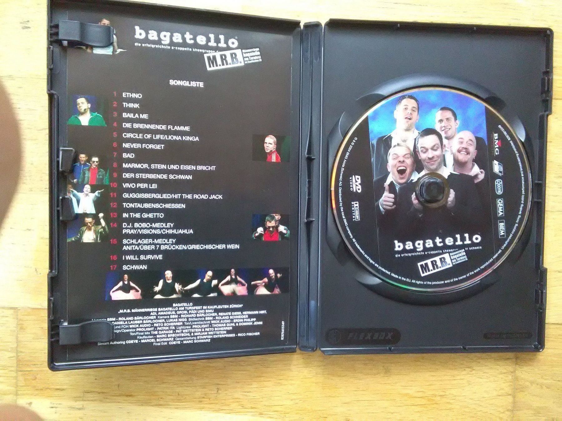 Tutti i DVDs: Bagatello - M.R.B.   (Schweizer-Comedy)     ©'2004 – Usato da St.Galllen venduto da elkaphone 2