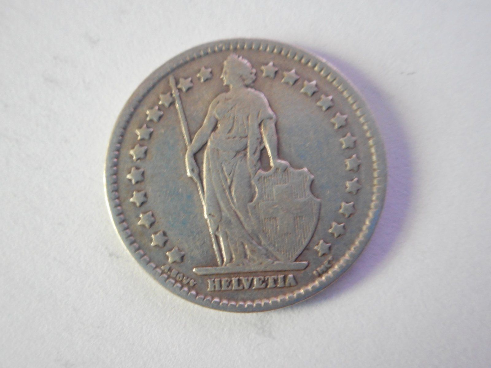 Alle Münzen: 1 Fr. 1914 silber – Gebraucht aus Kriegstetten von pizlad2010 1