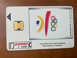 Telefonkarte Spanien, Olympiade Barcelona 1992