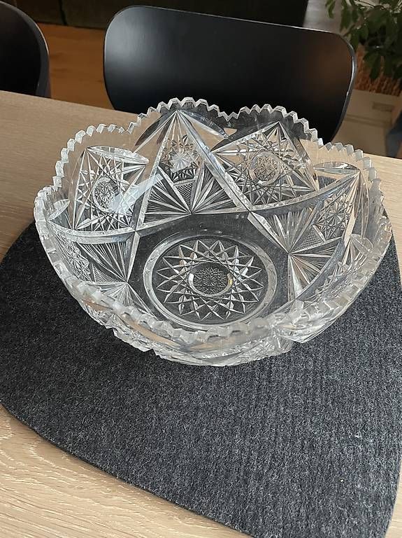 Schalen: Antike Glaskristall Schale 25cm – Gebraucht aus Kreuzlingen von kmonline 2