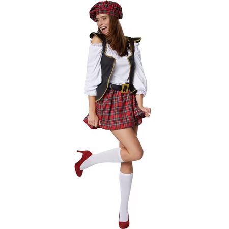 Frauenkostüm Schotten-Girl - M
