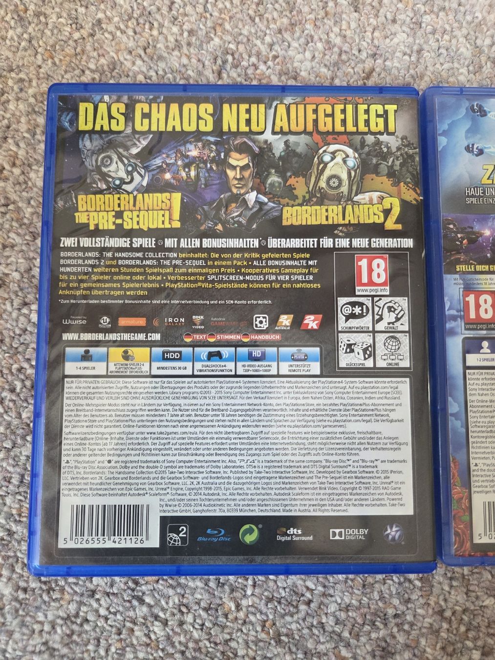 Sony Spiele: PS4 Borderlands The Handsome Collection & Borderlands 3 – Neu (gemäss Beschreibung) aus Elgg von Darkvoid1991 2