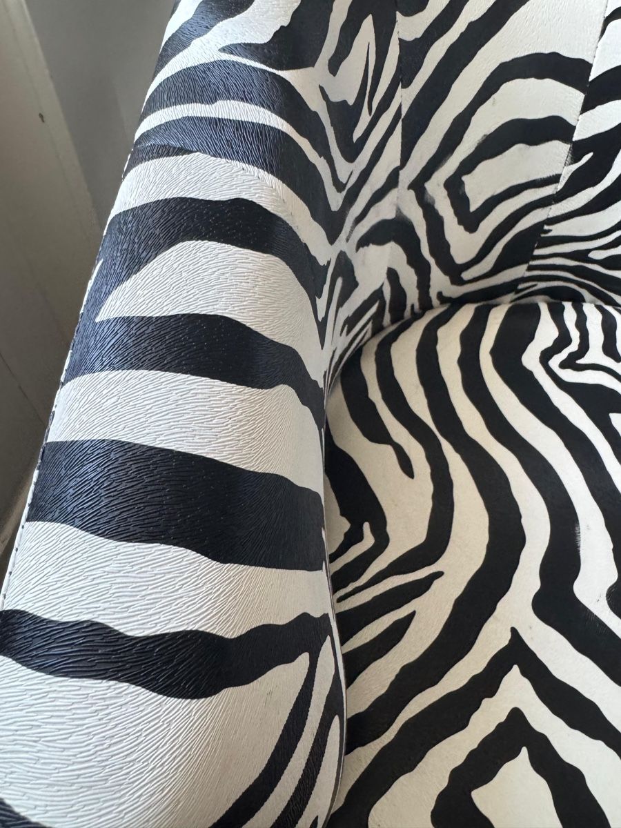 Fauteuils: Vintage Zebra Sessel Kunstleder – D'occasion à Nidau par kingmigae 2