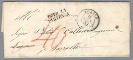 1852, TORINO - LUGANO/PAZZALLO + 0 DOPO LA PARTENZA,  INHALT