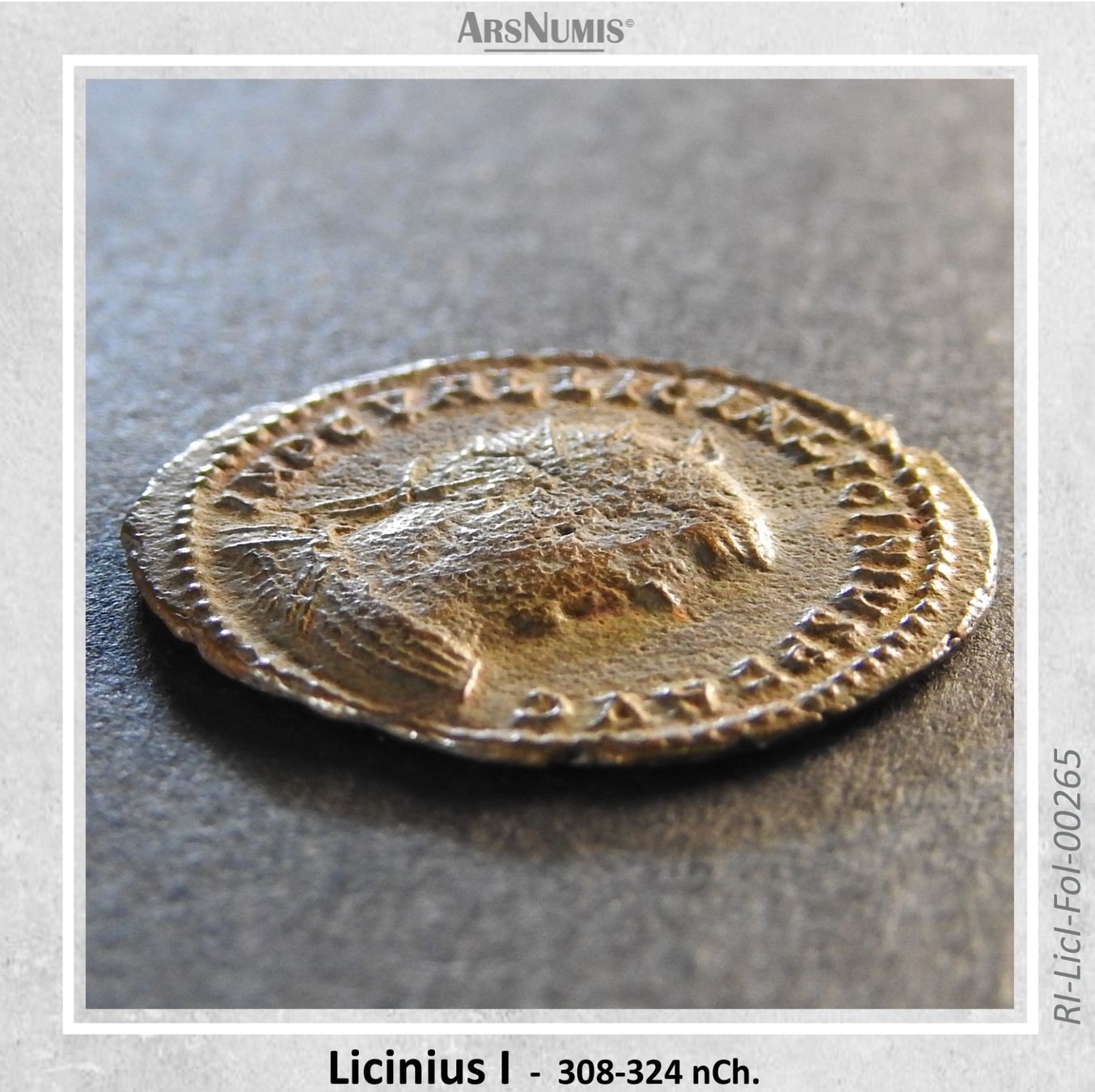 Tutti le monete: Römische Münze - Licinius I. – Usato da Oberwil b. Zug venduto da ArsNumis 2