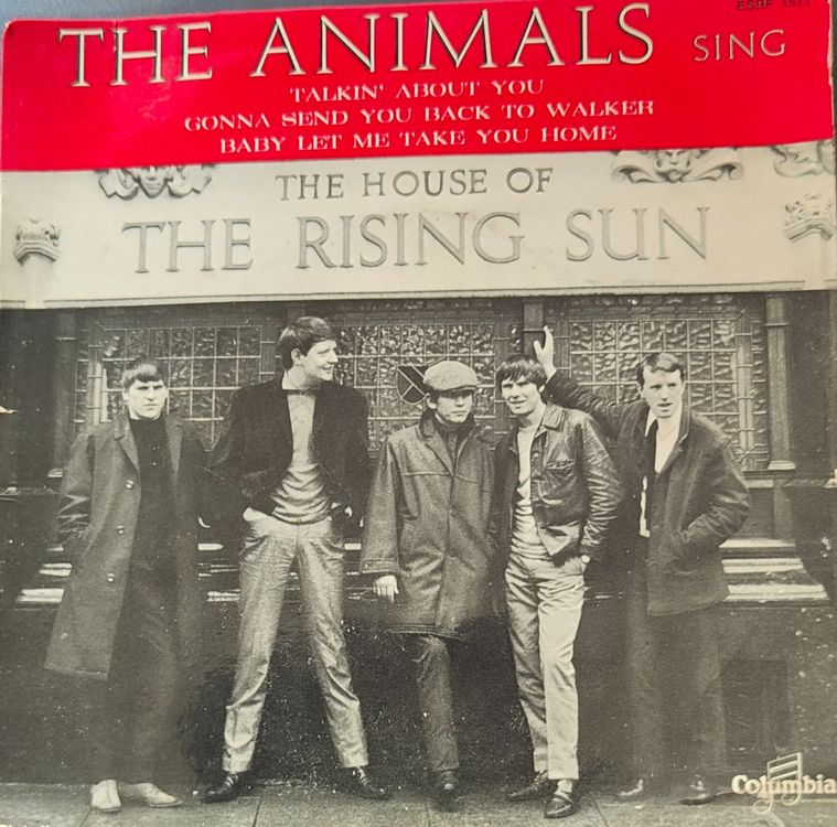 Vinyl EP-Single Animals - The House Of The Rising Sun (Gebraucht) in ...