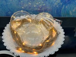 3 Glasi Hergiswil Christbaumkugeln Kugeln Deko Glaskugeln