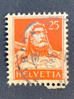 Schweiz 1922 Tell 25 orange Vollstempel ZÜRICH 2 14.VI.22