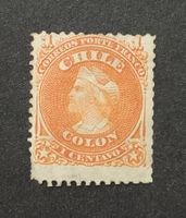 Chile 1867, Columbus 1c ungestempelt