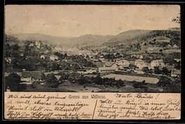 Willisau, Ortsansicht mit Kirche und Umg