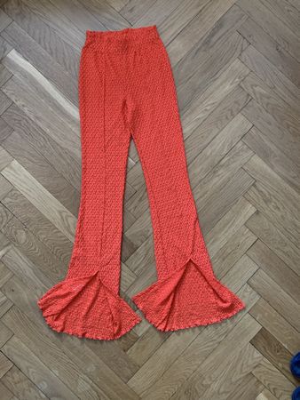 Pantalon effet crochet Bershka