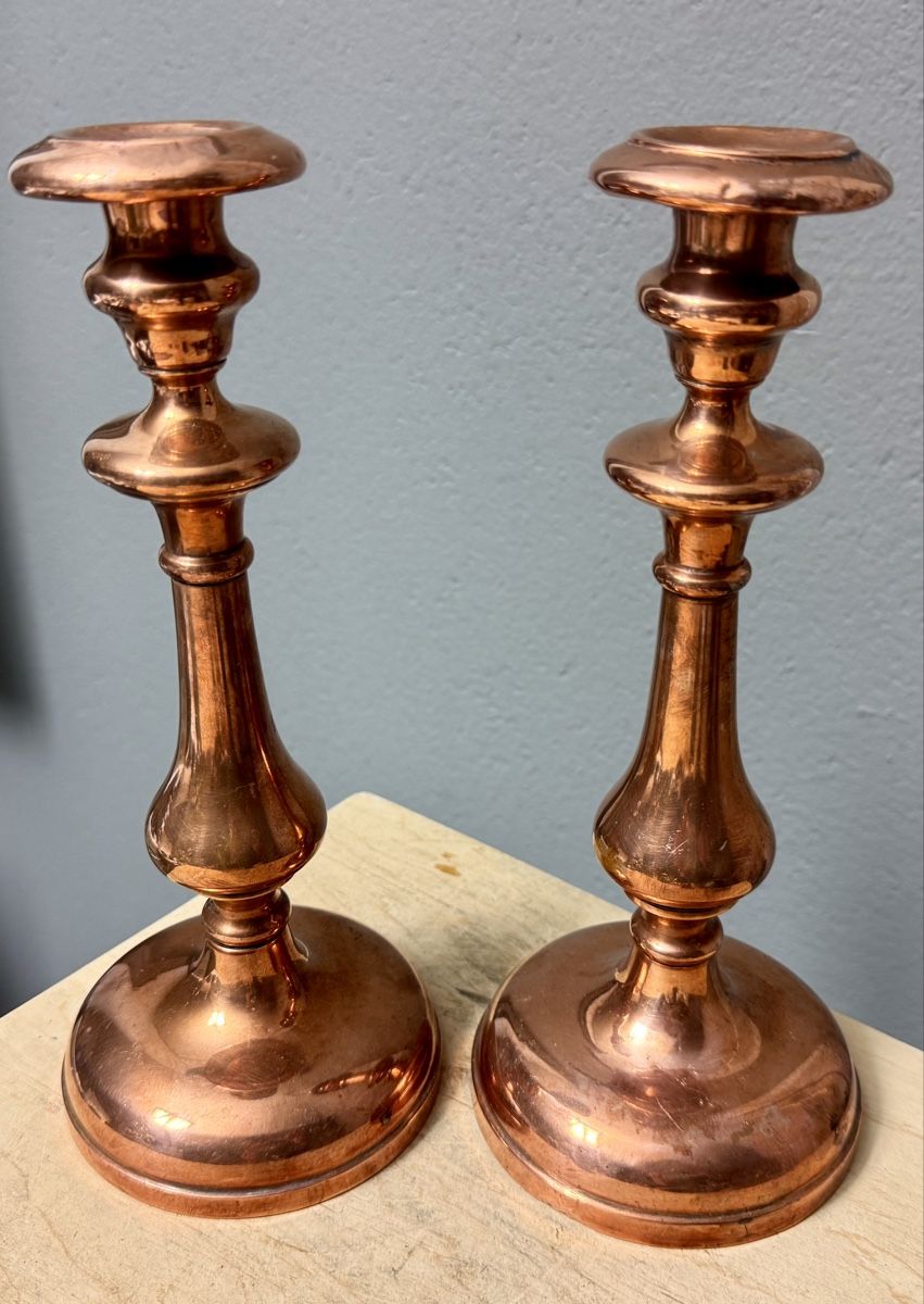 Kerzenständer: 2er Set Kerzenständer vintage alt 32 cm – Gebraucht aus Rothrist von Luckywinner 3