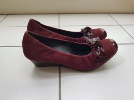 Paul green Lederpumps weinrot Grösse 39