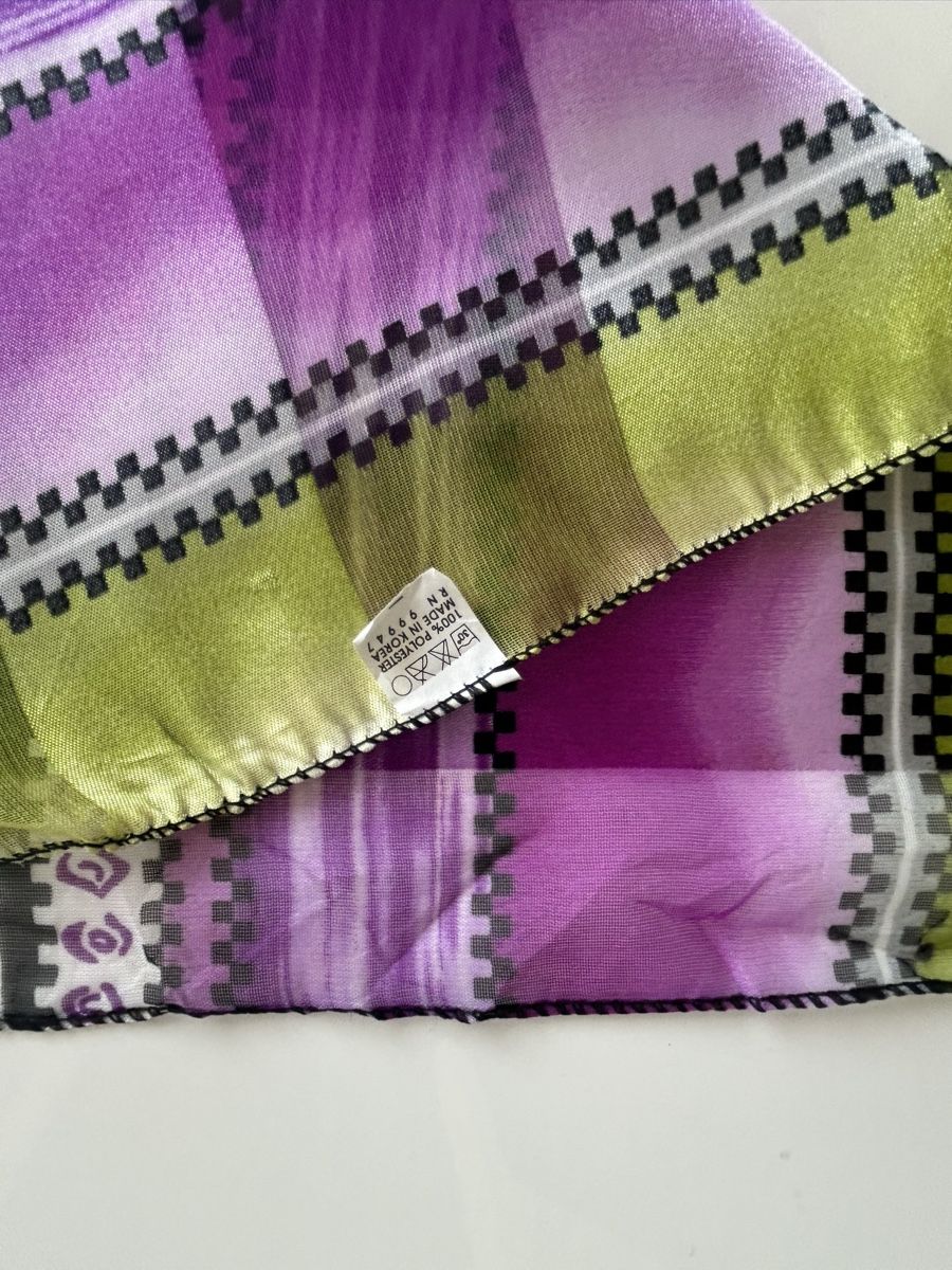 Foulards & écharpes: Scarf multicoloured plaid pattern 100% polyester – Neuf (Voir description) à Saland par ele_vc96 2