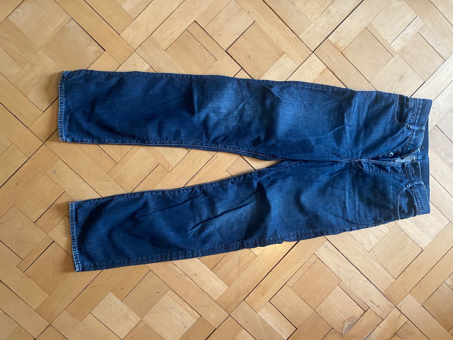 Jeans: High waisted washed straight jeans – Nuovo (secondo la descrizione) da Bern venduto da alexjop 7