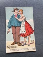 Alte, witzige Postkarte, Nos Dict-on, Griffe, Rarität!