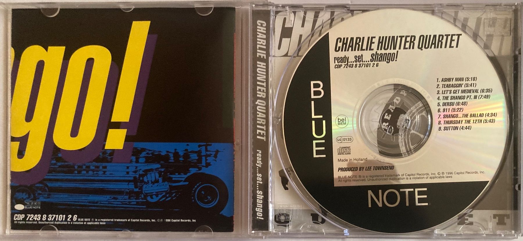 CD: CHARLIE HUNTER QUARTET - READY.... SET.... SHANGO! – Usato da Poliez-Pittet venduto da Newtown-Records 2