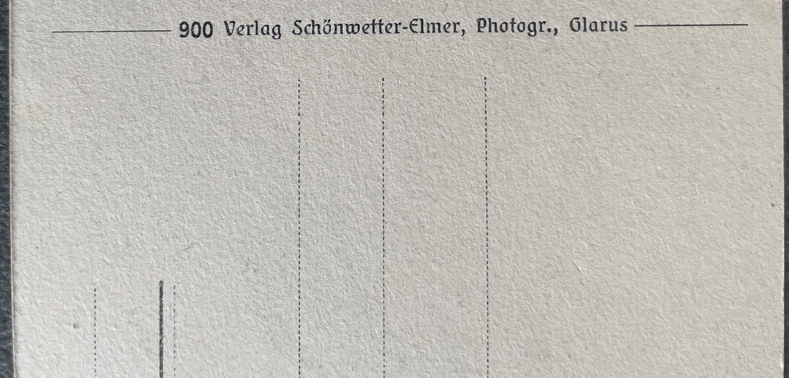 Cartoline postali: Antike Ansichtskarten vom Glarus und Ennenda – Usato da Scuol venduto da SAK 4