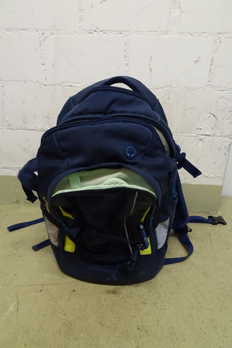 Satch Borse & Zaini: Satch Pack Schulrucksack blau - mit Gebrauchsspuren – Usato da Strengelbach venduto da schmetterling20 2