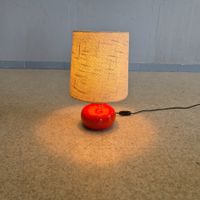 70s Fat Lava Design Keramik Lampe Tischlampe Keramikleuchte