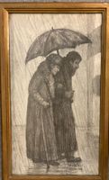 Hans Stähli - Paar mit Regenschirm