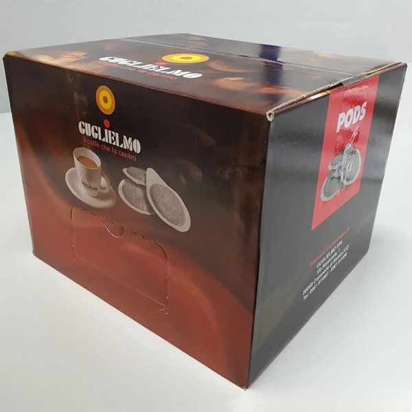 Cibi & Specialità: Caffè Guglielmo Espresso - Miscela classica PADS cialde e44 – Nuovo e nell'imballaggio originale da Bioggio venduto da Swisscup 5