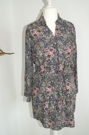 neue Tunika / Kleid, Gr. S/M, gemustert