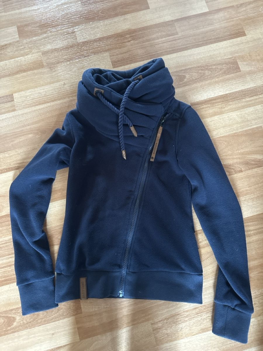 Naketano Maglioni & Felpe: Naketano Fleece Jacke Pullover, dunkelblau  – Usato da St. Gallen venduto da mai_gd7k