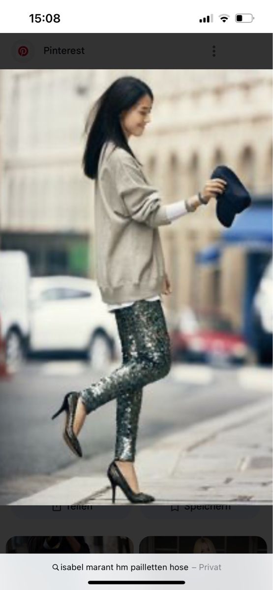 Isabel Marant Pantaloni: Isabel Marant Paillettenhose S – Usato da Zürich venduto da panka01