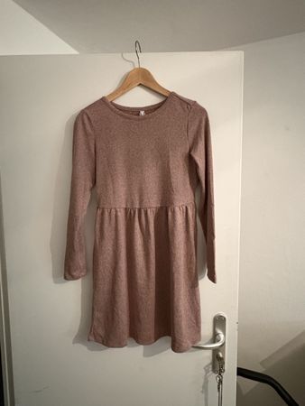 Kleid rosa meliert Langarm Grösse guter Zustand