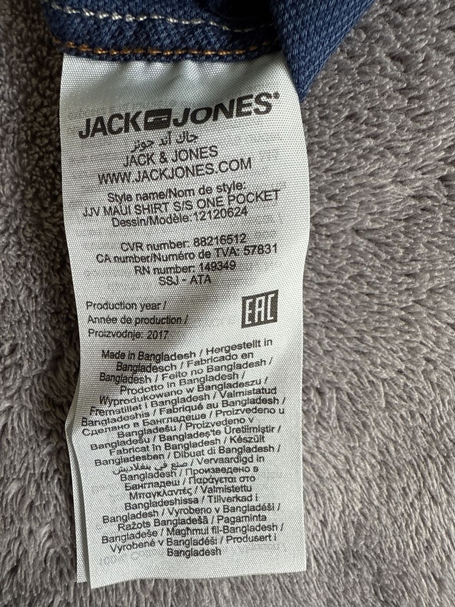 Camicie: Jack & Jones Vintage Herren Hemd, Grösse M, – Usato da Zürich venduto da d.reitzer 3