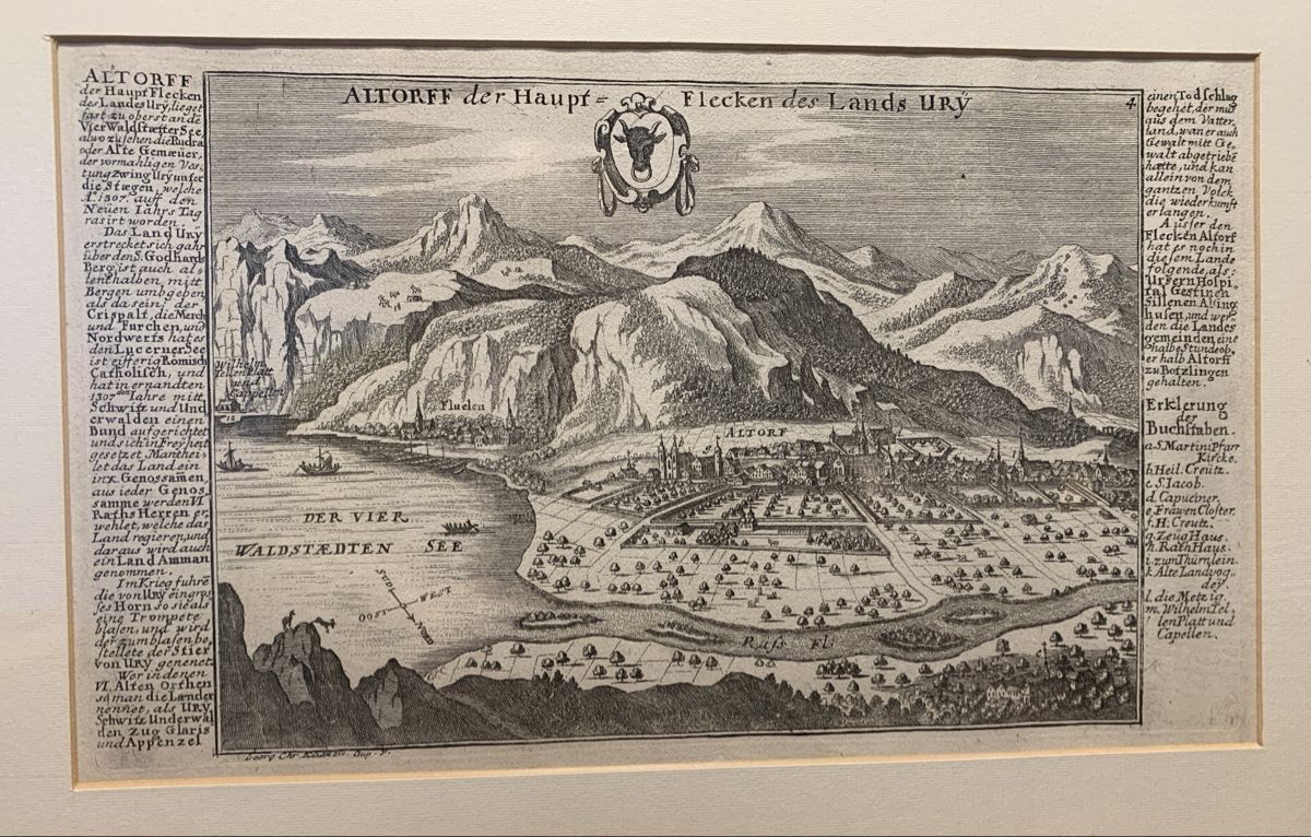 Incisioni: Gravure de ALTDORF (Uri) – Usato da Veytaux venduto da Latourelle 1