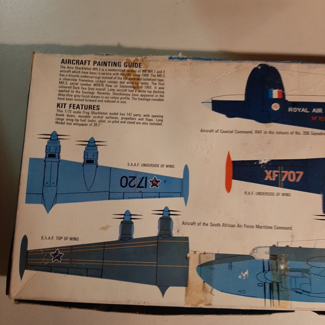 Kit di modellismo & Modellini statici: 1436 ... Avro Shackleton M.R.3 ... Frog F 172 – Usato da Bonstetten venduto da Benibanny59 3