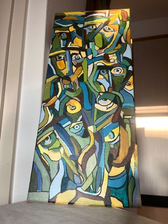 Gemälde: Abstraktes Gemälde, Acryl auf Leinwand – Neu (gemäss Beschreibung) aus Winterthur von Plazmacs
