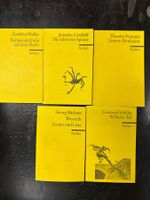 5 gelbe Reclam Bücher (Schwarze Spinne, Wilhelm Tell)