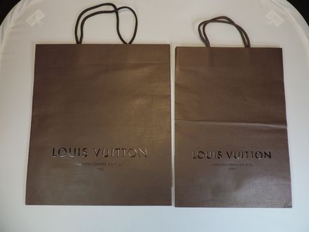 Louis Vuitton Tragetaschen braun 2 Stk. guter Zustand