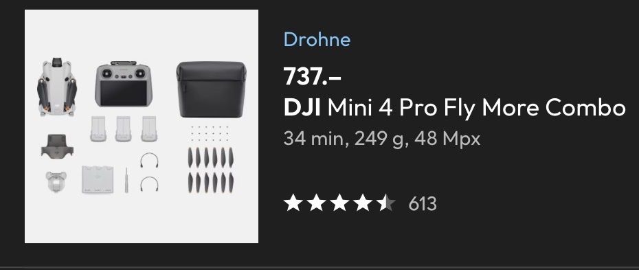 DJI Camcorder: Drohne DJI Mini 4 Pro Fly More Combo neuwertig – Neu (gemäss Beschreibung) aus Schöftland von TheMunty 3