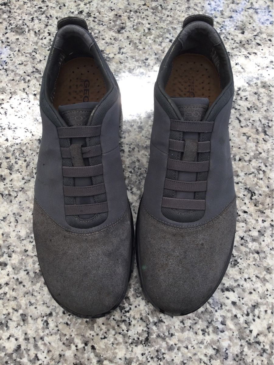 Herrenschuhe: Geox Herren Schuhe, Grau, Grösse 44, – Gebraucht aus Winterthur von Raffi41