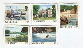 Briefmarken "Tourismus". Guernsey.