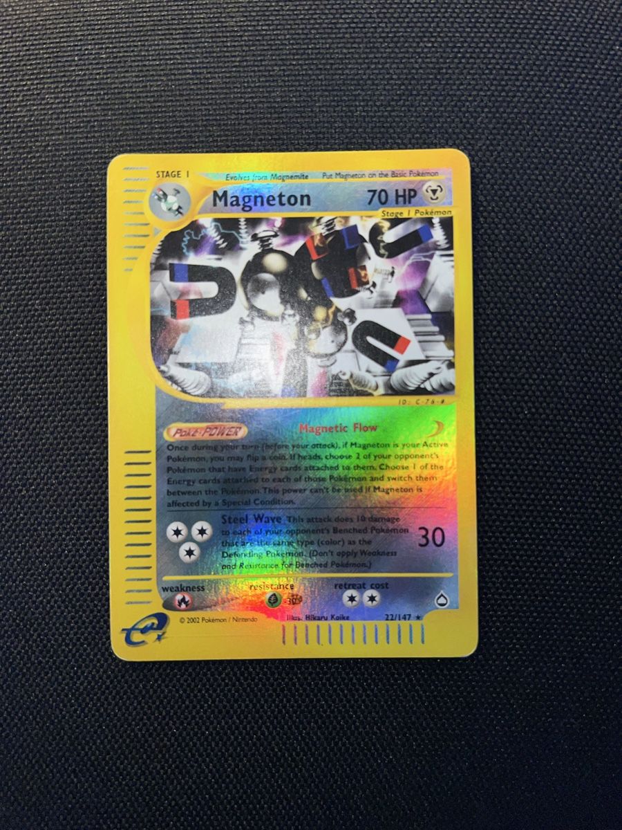 Pokémon Carte collezionabili: Magneton Aquapolis Reverse English – Usato da Basel venduto da luc_8ghp