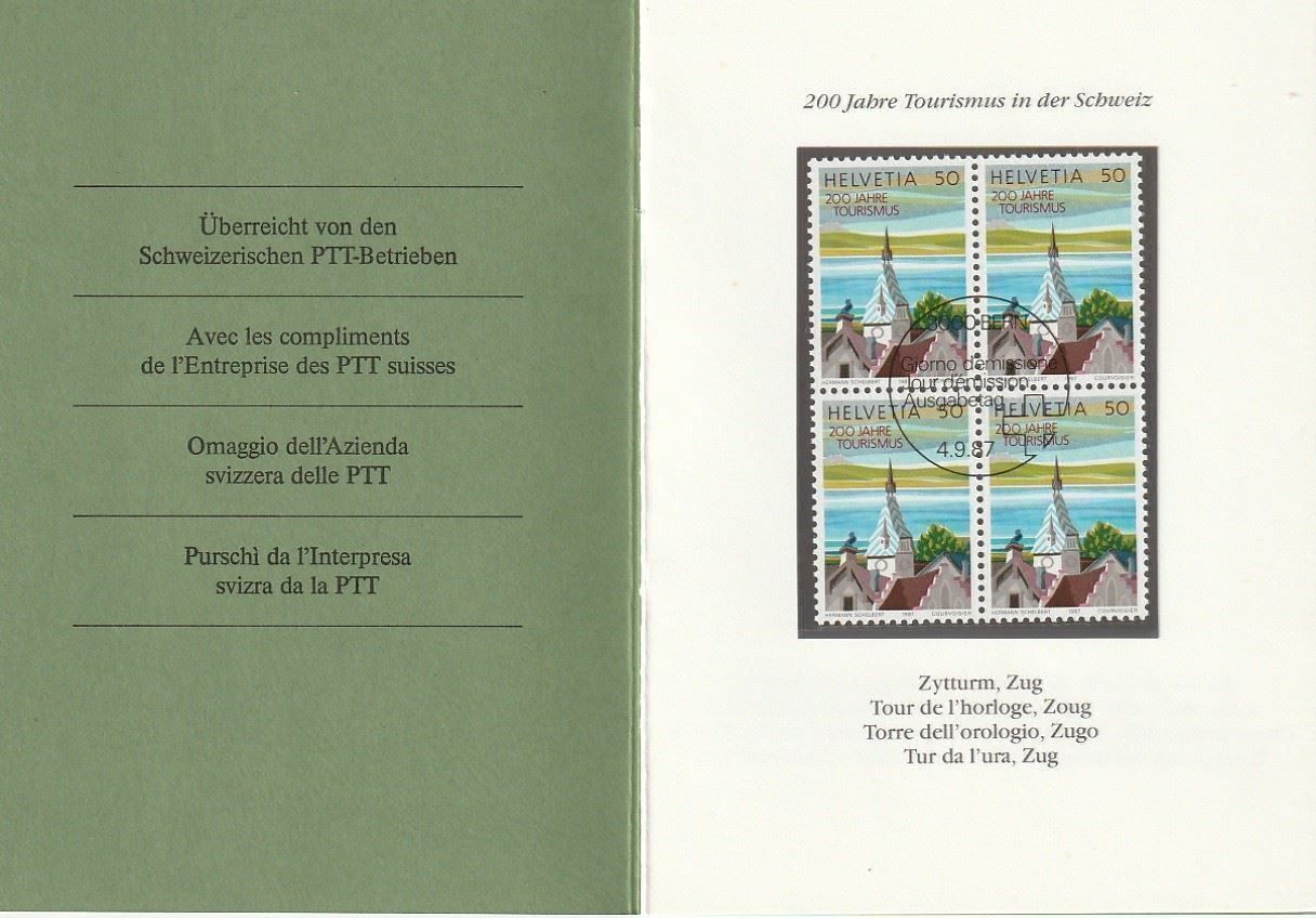Tutti i francobolli: PTT Souvenir 1987 – Nuovo e nell'imballaggio originale da Aarburg venduto da Aare10