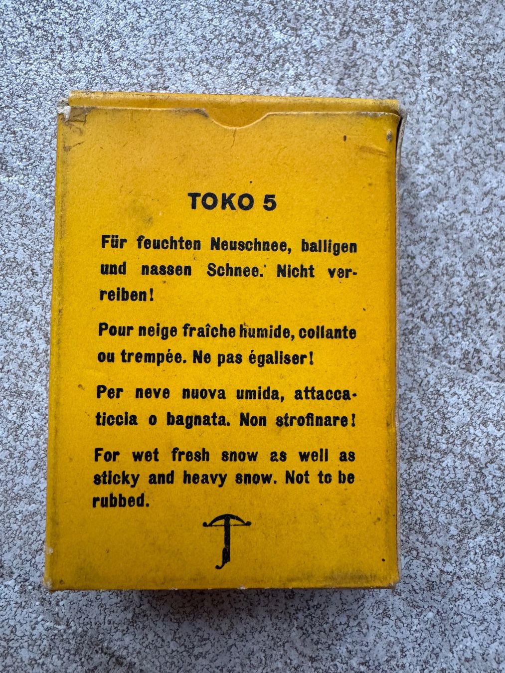 Sci: TOKO 5 TOBLER Altstätten – Nuovo e nell'imballaggio originale da Morrens VD venduto da kawah2 2